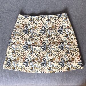 Julia Amory Gidget Skirt Floral A-Line Skirt Size Small